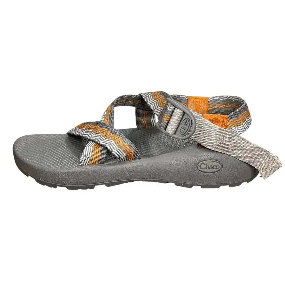 Chocos Men’s Z/1 Classic Grey Strappy Hiking Trail Sandals Size US 9